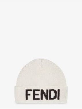 Cream Logo Beanie